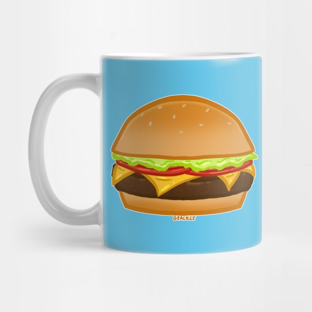 Charming Cheeseburger by Jan Grackle